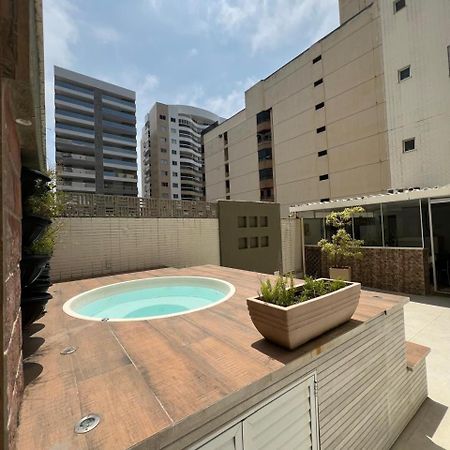 Apt 3Q Luxo Com Ar E Jacuzzi Na Beira Mar グアラパリー エクステリア 写真